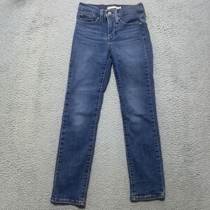 Levi's 314‎ Shaping Straight Women's Jeans Blue Wash Size 25 Stretch